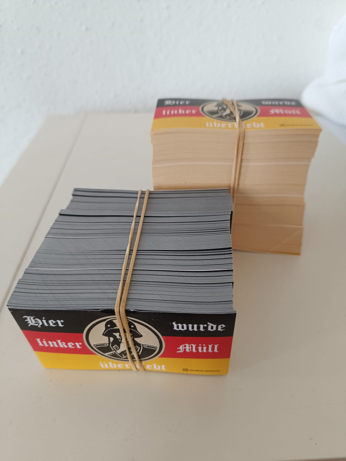 50-1000 Linker Müll Aufkleber Sticker